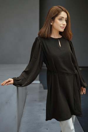 Belt Tunic Dress