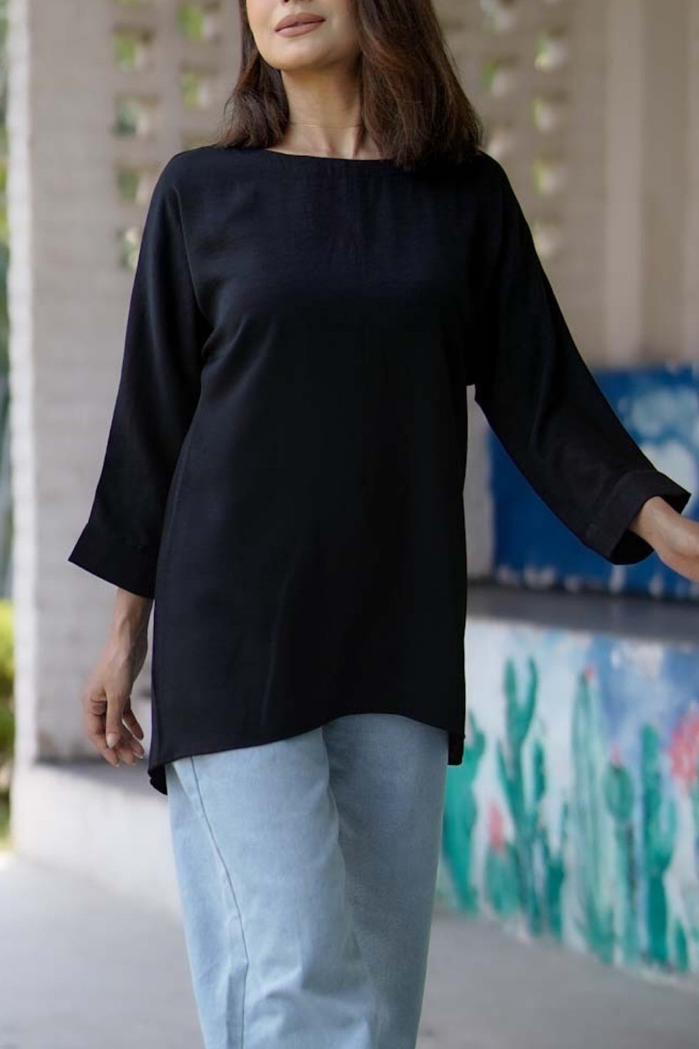 Three-quarters Sleeve Tops