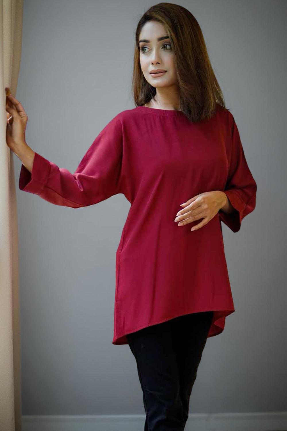 Three-quarters Sleeve Tops