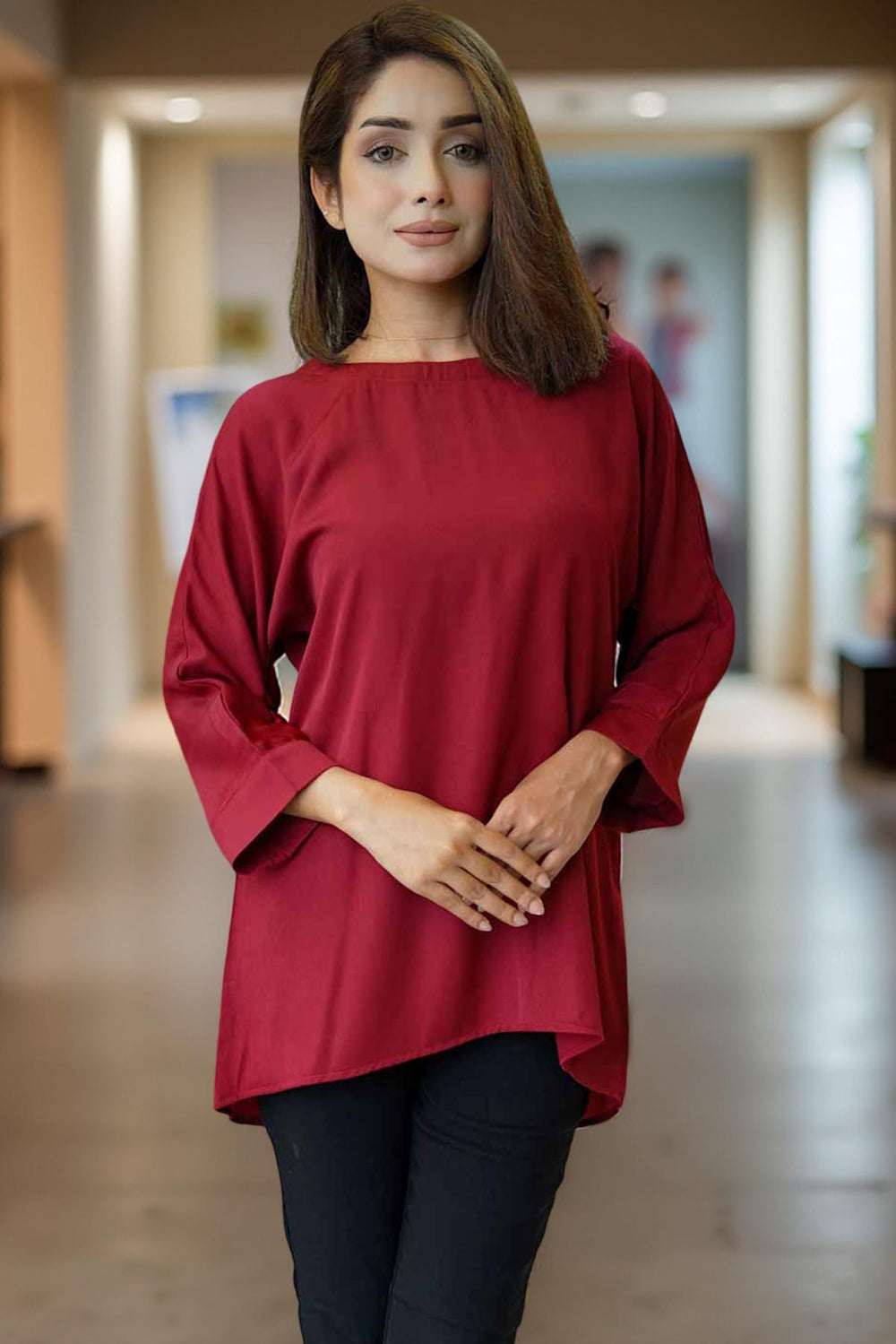 Three-quarters Sleeve Tops