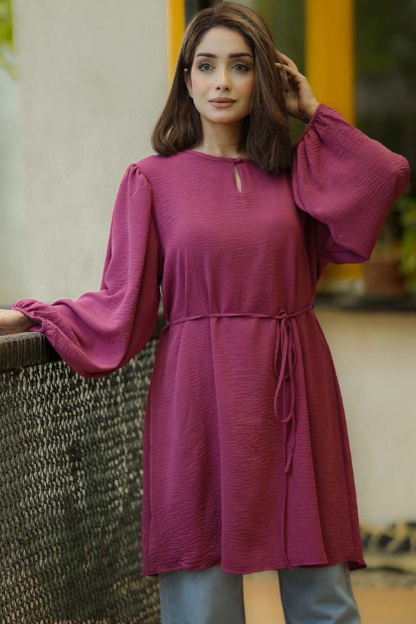 Belt Tunic Dress