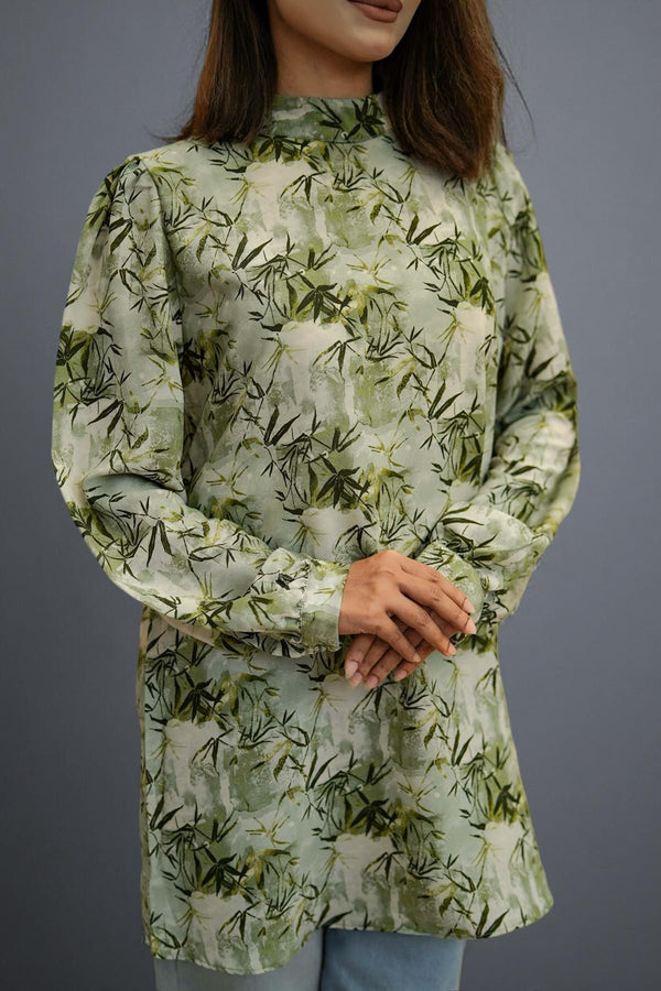 Long Sleeve Printed Tops