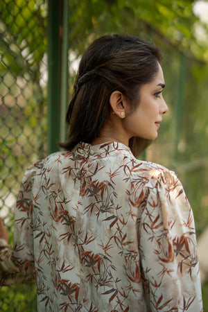 Long Sleeve Printed Tops