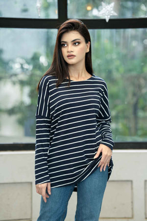 Full Sleeve Cotton Stripe Tops